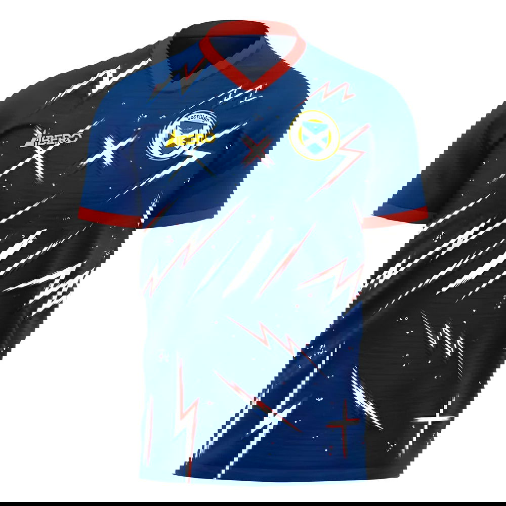  2025-2026 Scotland Pre-Match Concept Shirt Adult Short Sleeve (Your Name)