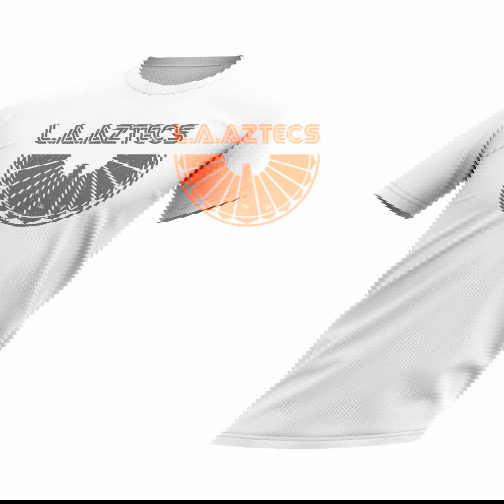 LA Aztecs Vintage Club Badge T-Shirt (White)