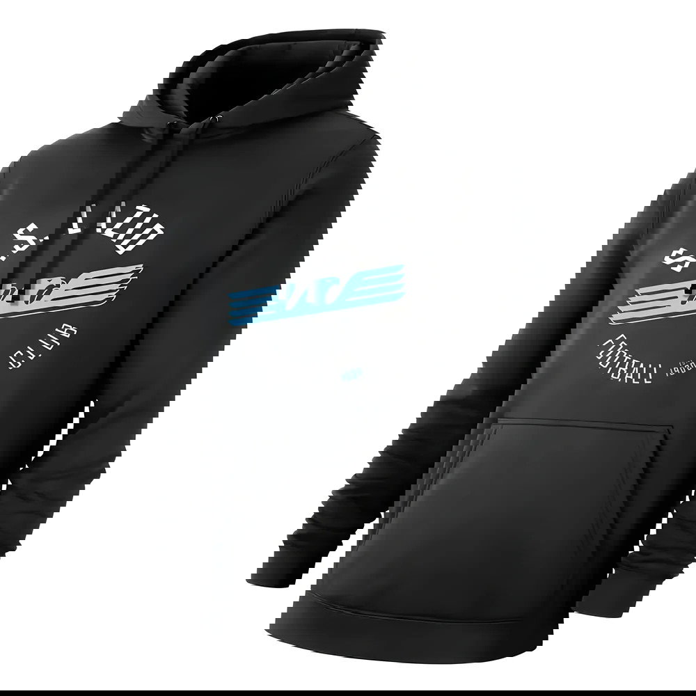 Lazio Circle footer with hood, black