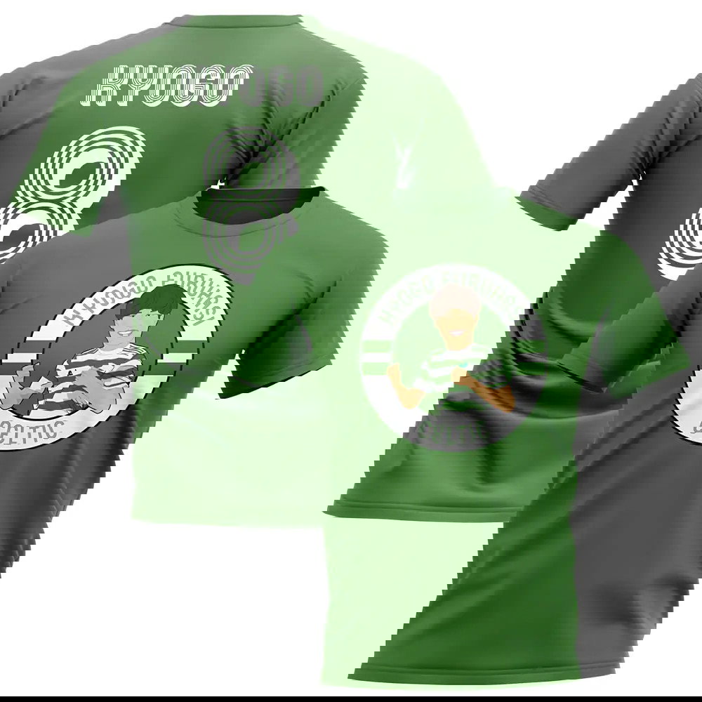 Kyogo Furuhashi Celtic Illustration T-Shirt (Green)