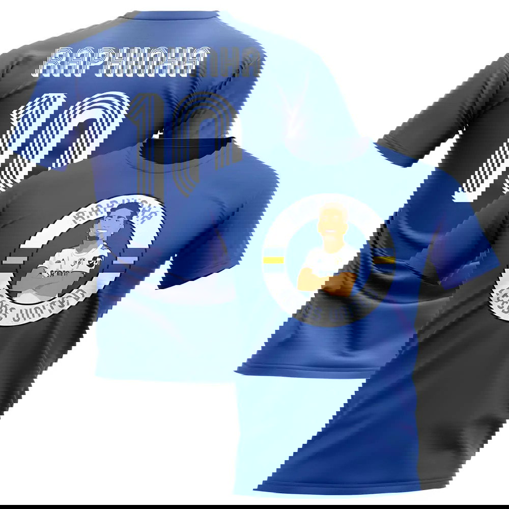 Raphinha Leeds Illustration T-Shirt (Royal)