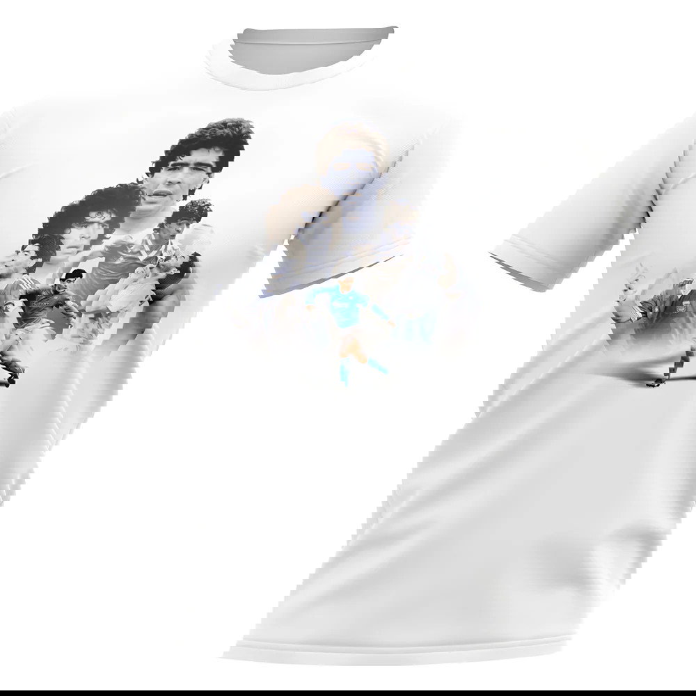 Diego Maradona Tribute T-Shirt (White)