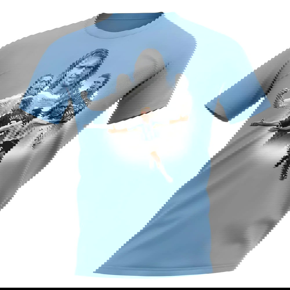 Gabriel Batistuta Collage Legend T-Shirt (Sky)