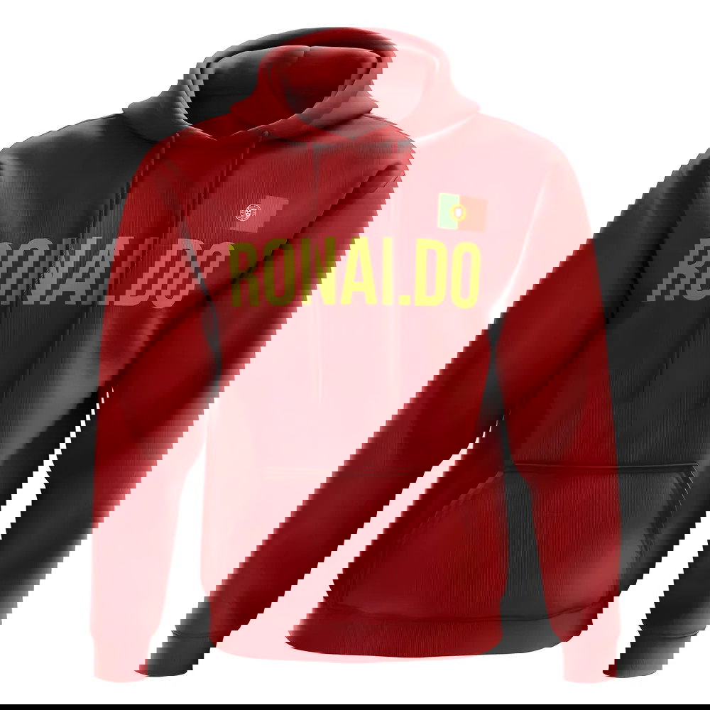 Cristiano Ronaldo Portugal Name Hoody (Red)