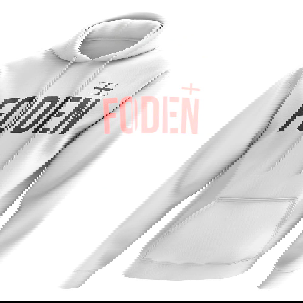 Phil Foden England name hoody (white)