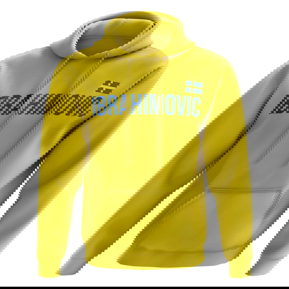 Zlatan Ibrahimovic Sweden name hoody (yellow)