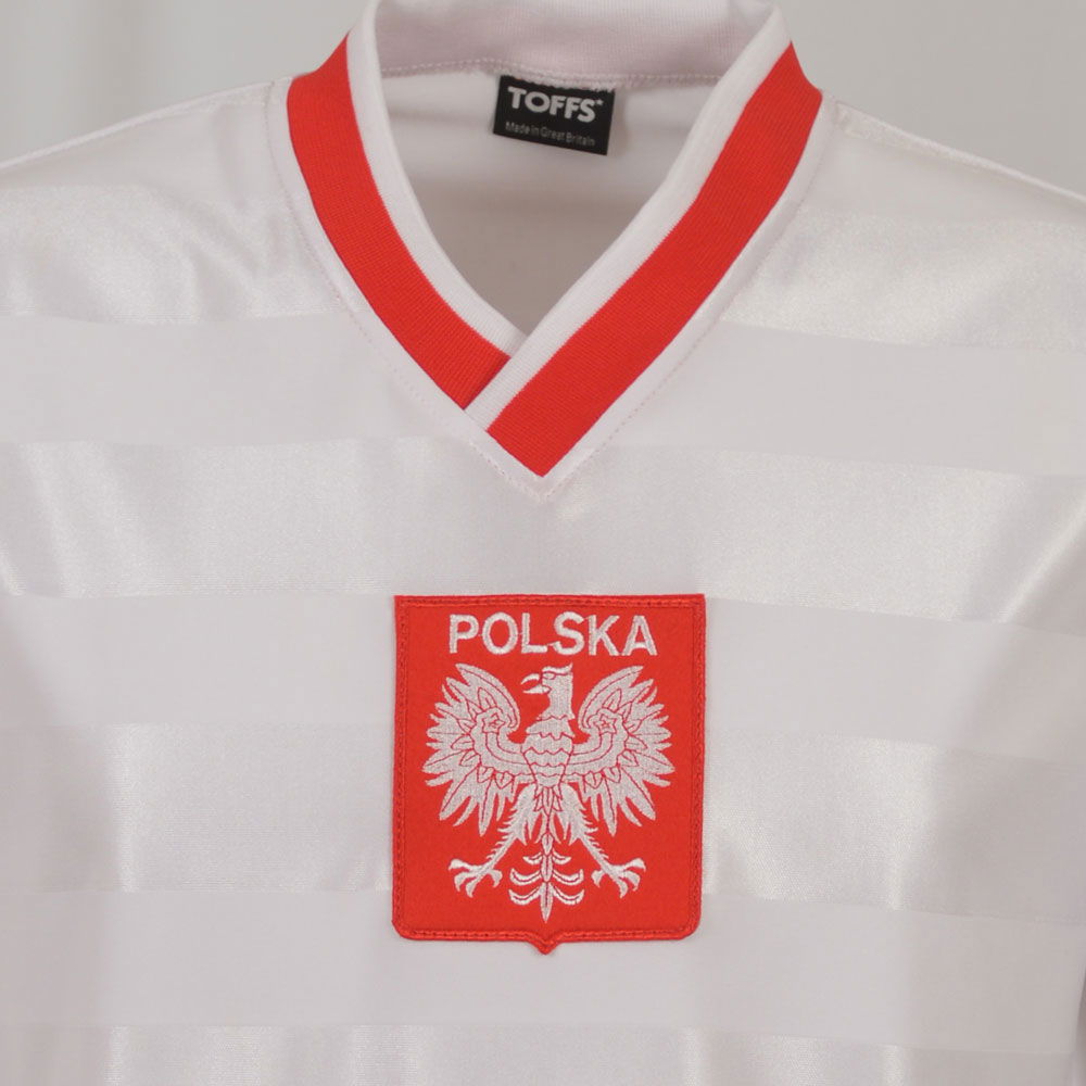Poland 1986 Away Retro Football Shirt