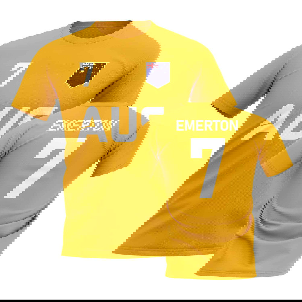 Brett Emerton Country Code Hero T-Shirt (Gold)