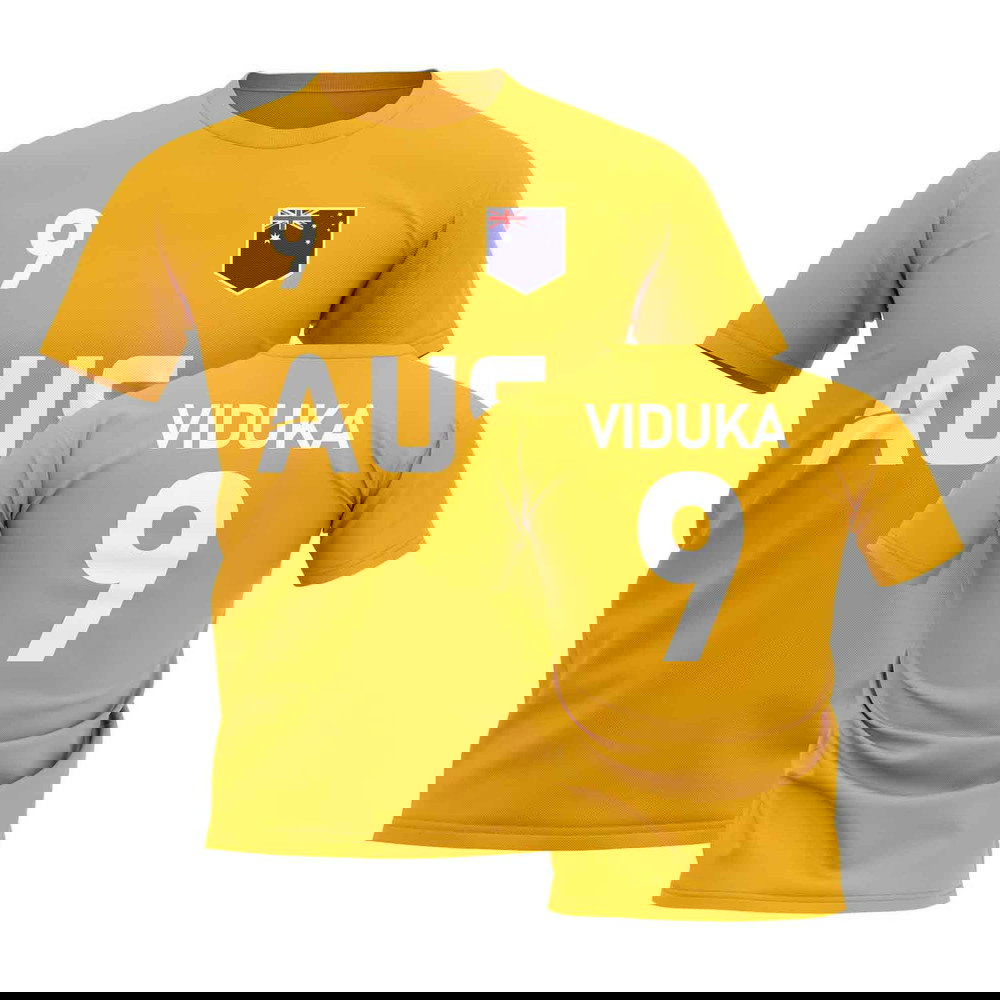 Mark Viduka Country Code Hero T-Shirt (Gold)