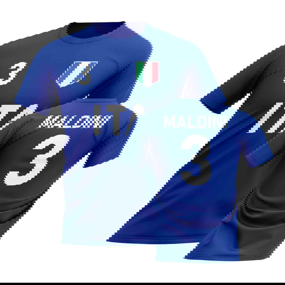 Paolo Maldini Country Code Hero T-Shirt (Blue)