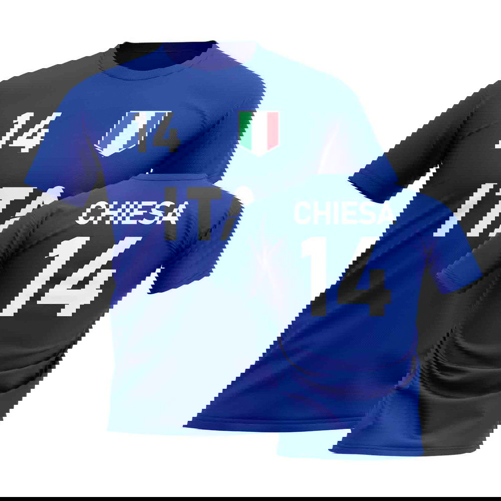 Federico Chiesa Country Code Hero T-Shirt (Blue)