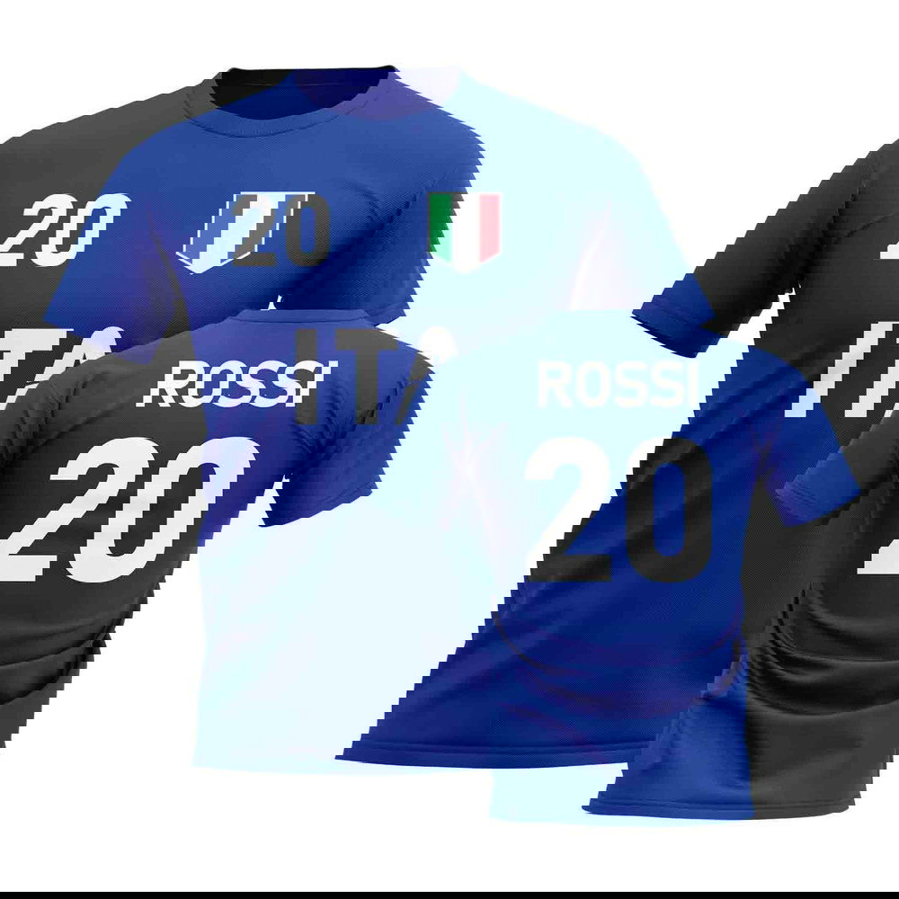 Paolo Rossi Country Code Hero T-Shirt (Blue)