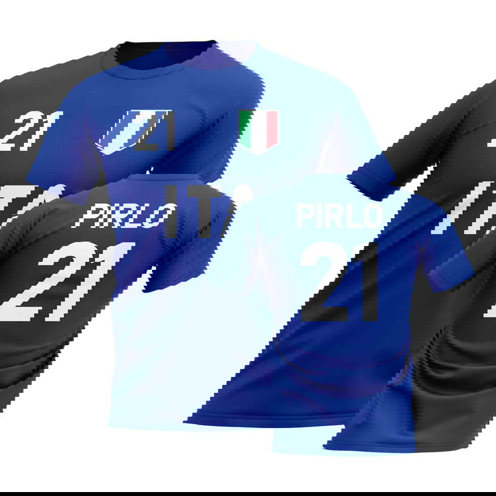 Andrea Pirlo Country Code Hero T-Shirt (Blue)