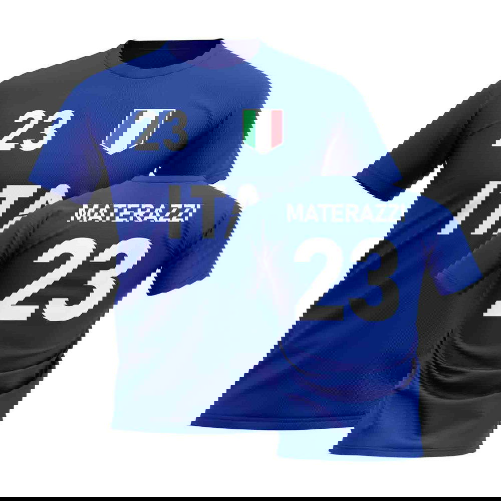 Marco Materazzi Country Code Hero T-Shirt (Blue)