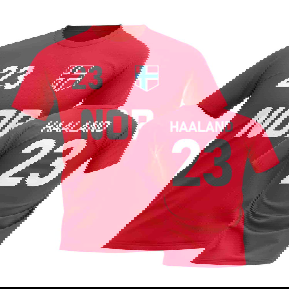 Erling Haaland Country Code Hero T-Shirt (Red)