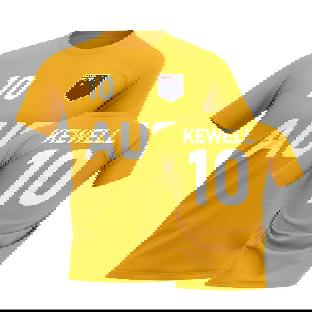 Harry Kewell Country Code T-Shirt (Gold)