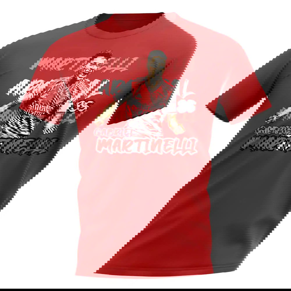 Gabriel Martinelli Graphic Player Tee (Red)
