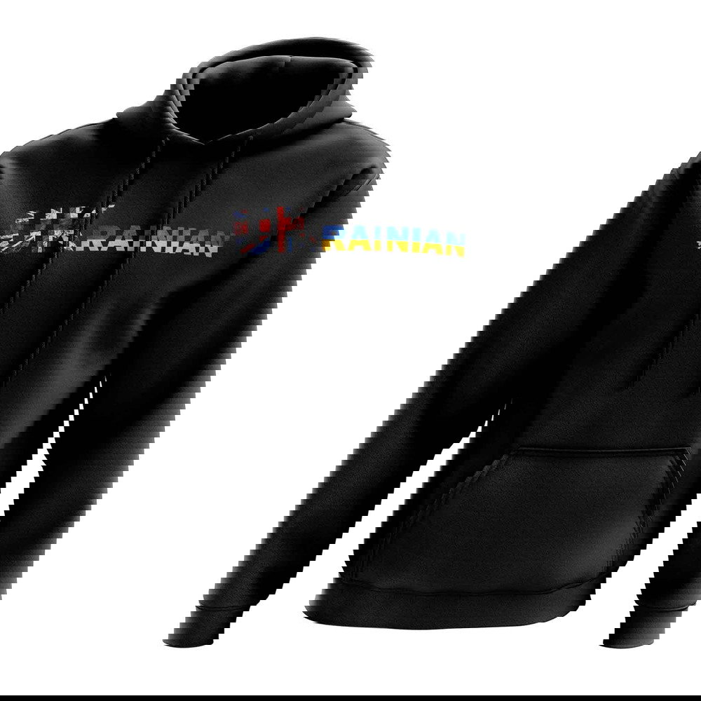 UKrainian War Support Hoody (Black)