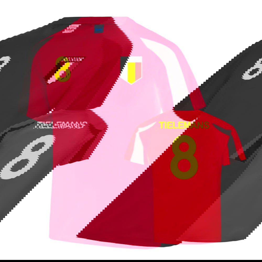Belgium Sports Training Jersey (Tielemans 8)