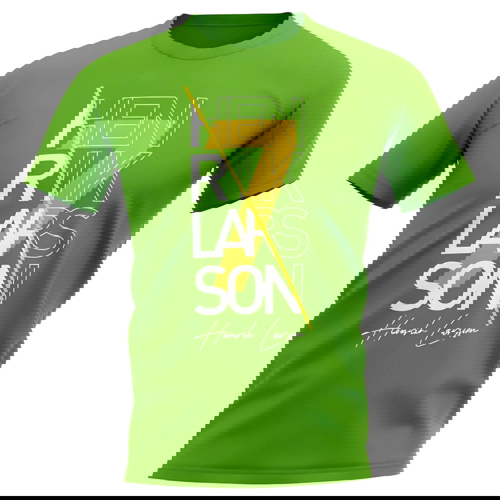 Henrik Larsson Celtic Graphic Signature T-Shirt (Green)