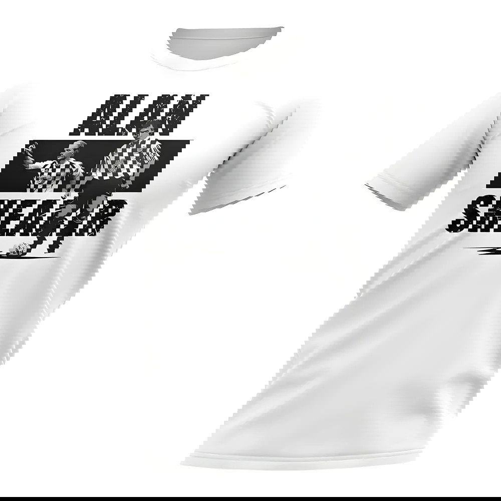 Alan Shearer Player Collage T-Shirt (White)