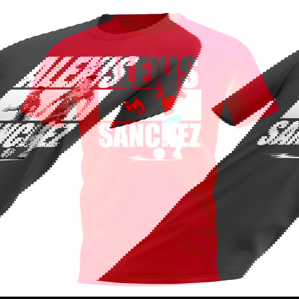 Alexis Sanchez Player Collage T-Shirt (Red)