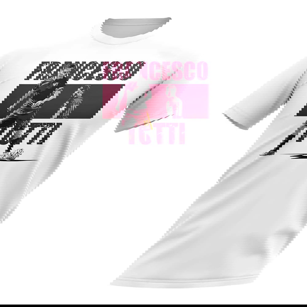 Francesco Totti Player Collage T-Shirt (White)