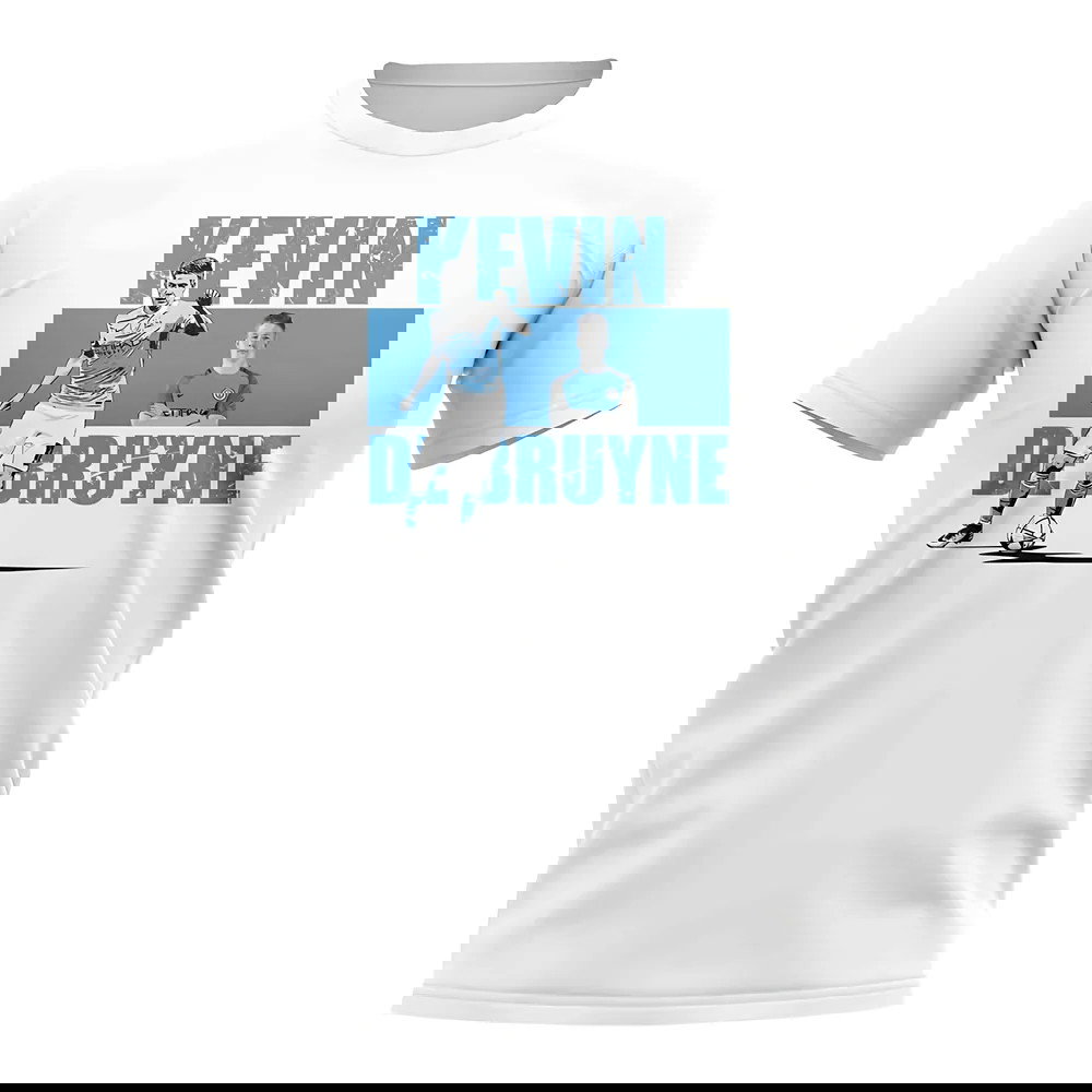 Kevin De Bruyne Player Collage T-Shirt (White)