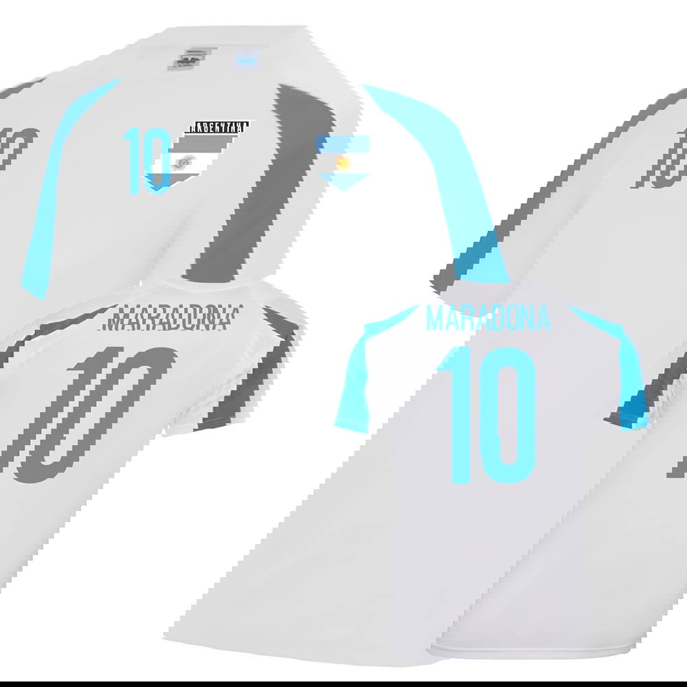 Argentina Sports Training Jersey (Maradona 10)