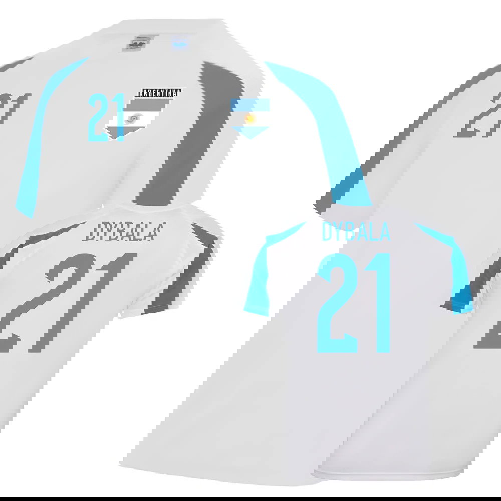 Argentina Sports Training Jersey (Dybala 21)