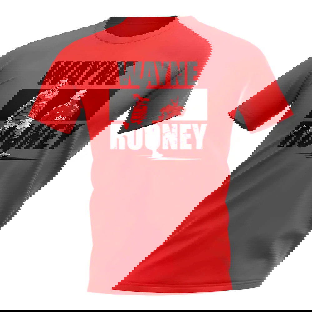 Wayne Rooney Player Collage T-Shirt (Red)