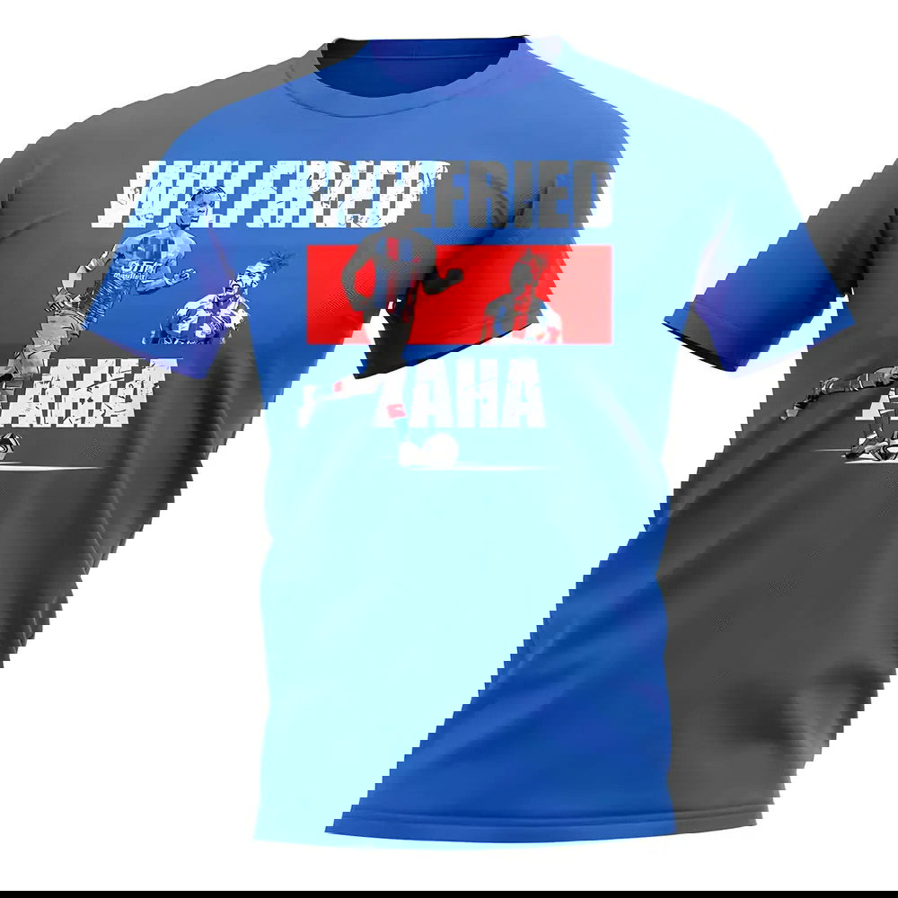 Wilfried Zaha Player Collage T-Shirt (Blue)