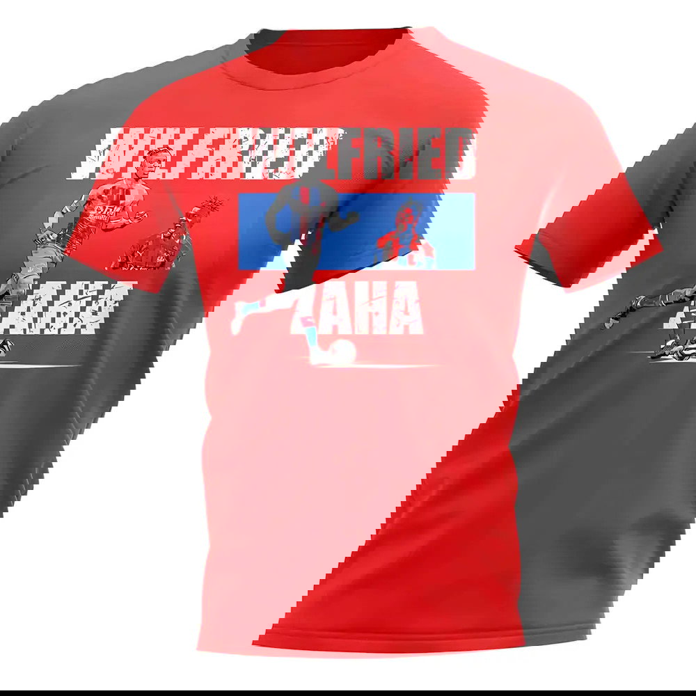 Wilfried Zaha Player Collage T-Shirt (Red)