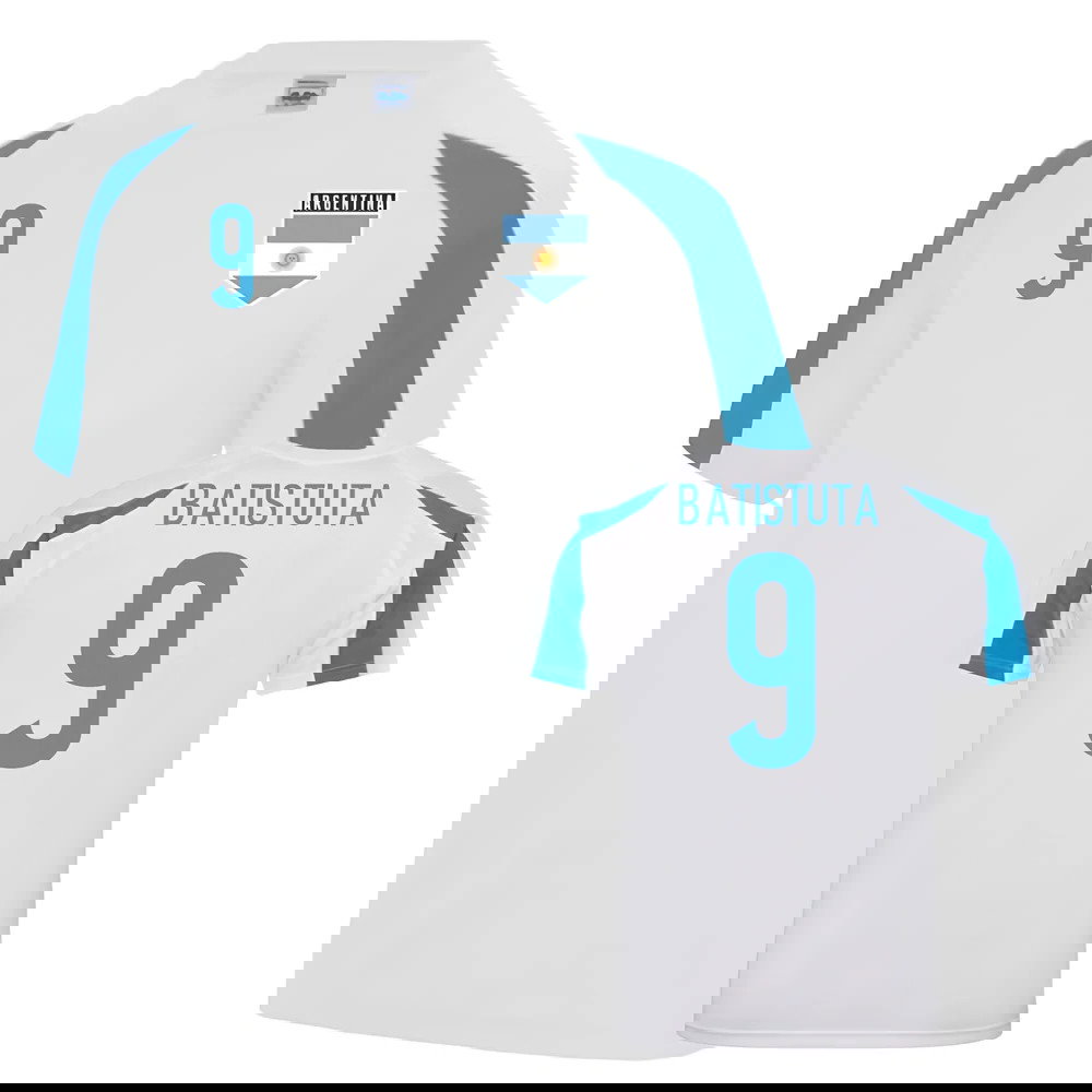 Argentina Sports Training Jersey (Batistuta 9)