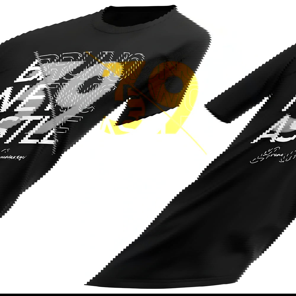 Bruno Guimaraes Newcastle Graphic Signature T-Shirt (Black)