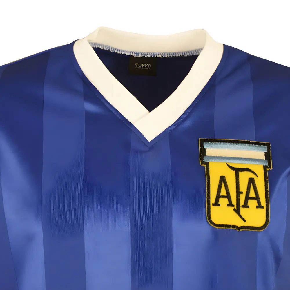 Argentina 1986 World Cup Away No 10 Football Shirt