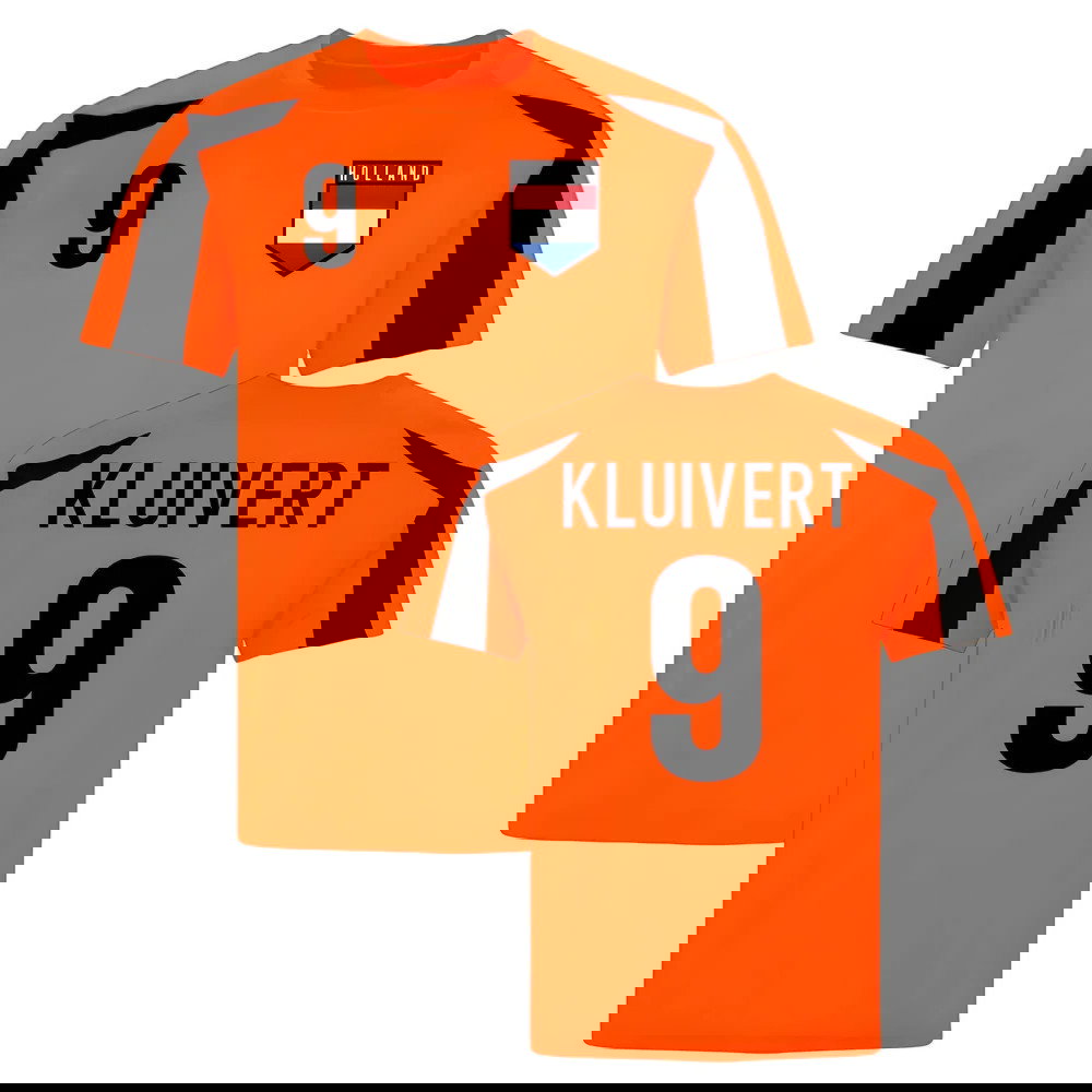 Holland Sports Training Jersey (Orange-Black) (Kluivert 9)