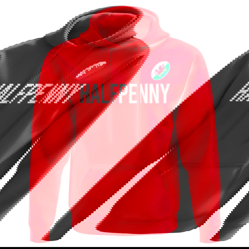 Leigh Halfpenny Wales Rugby Hoody (Red)