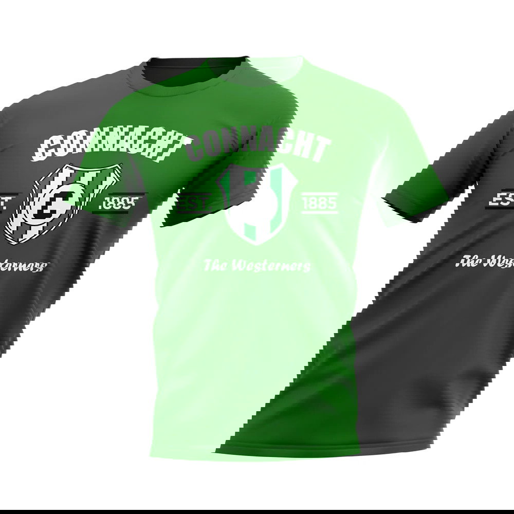Connacht Rugby Established T-Shirt (Green)
