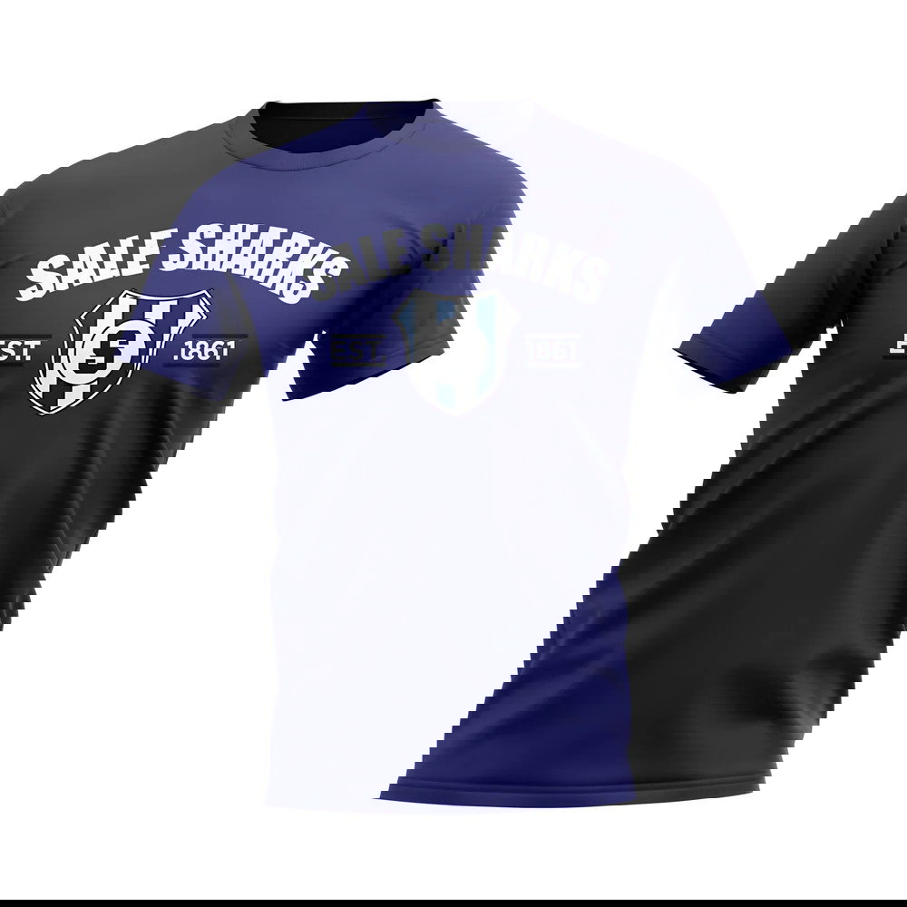 Sale Rugby Established T-Shirt (Navy)