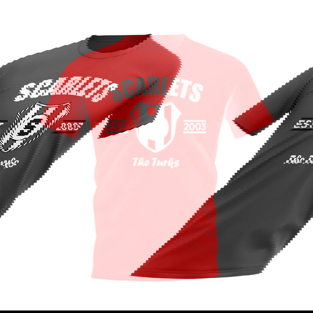 Scarlets Rugby Established T-Shirt (Red)