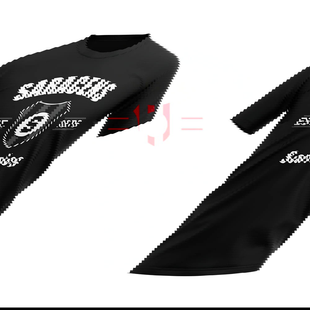 Saracens Rugby Established T-Shirt (Black)