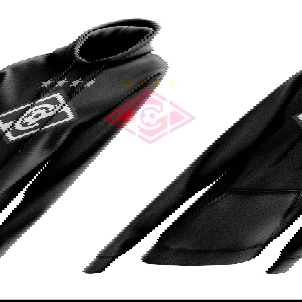 Spartak Moscow Logo Hoody (Black)