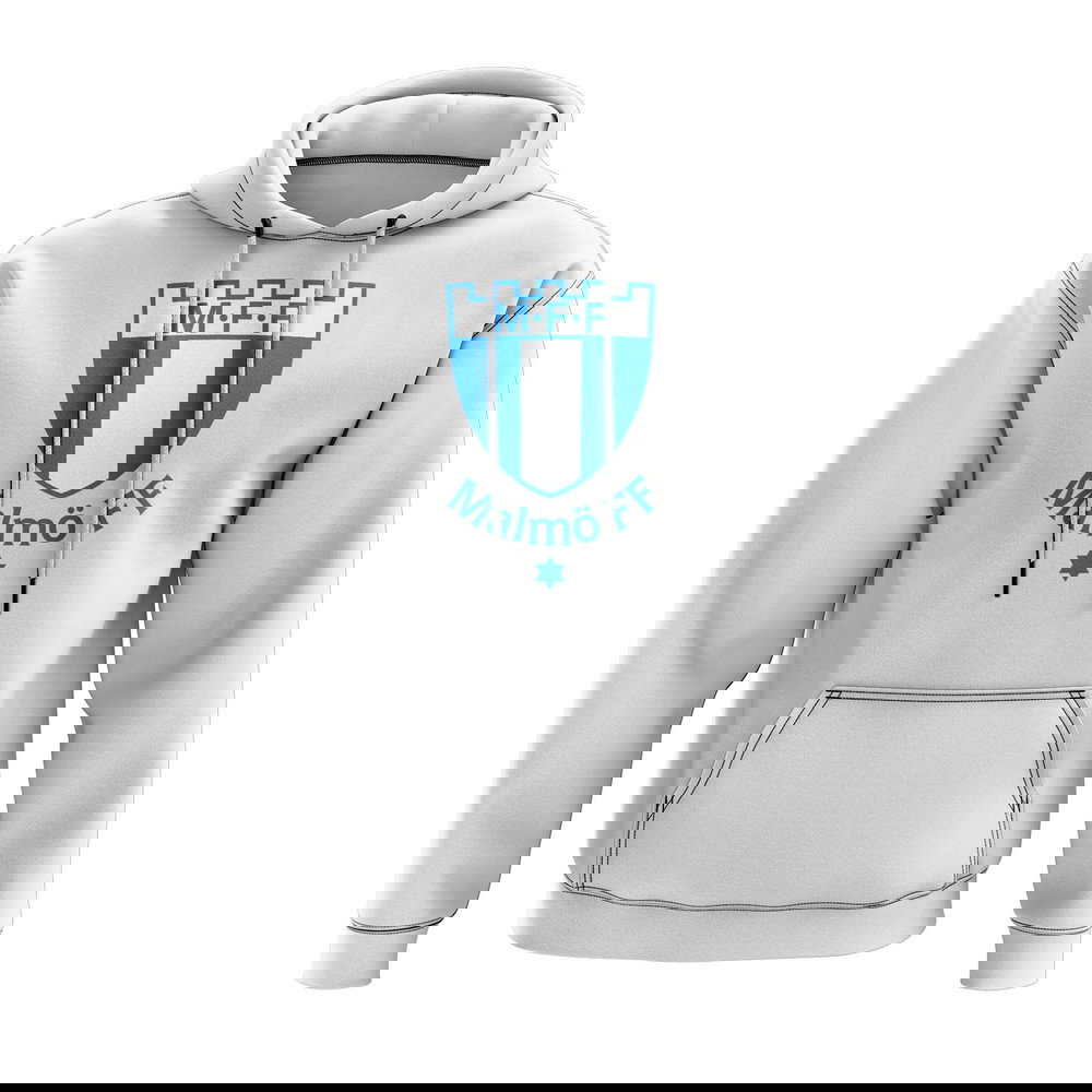 Malmo Logo Hoody (White)