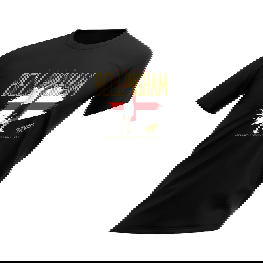 Jude Bellingham England Football Celebration T-Shirt (Black)