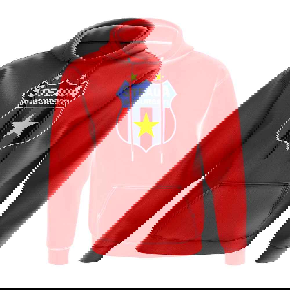Steaua Bucharest Logo Hoody (Red)