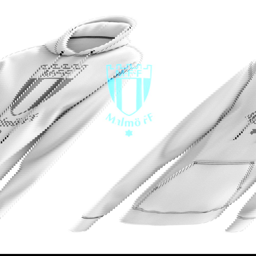 Malmo Logo Hoody (White)