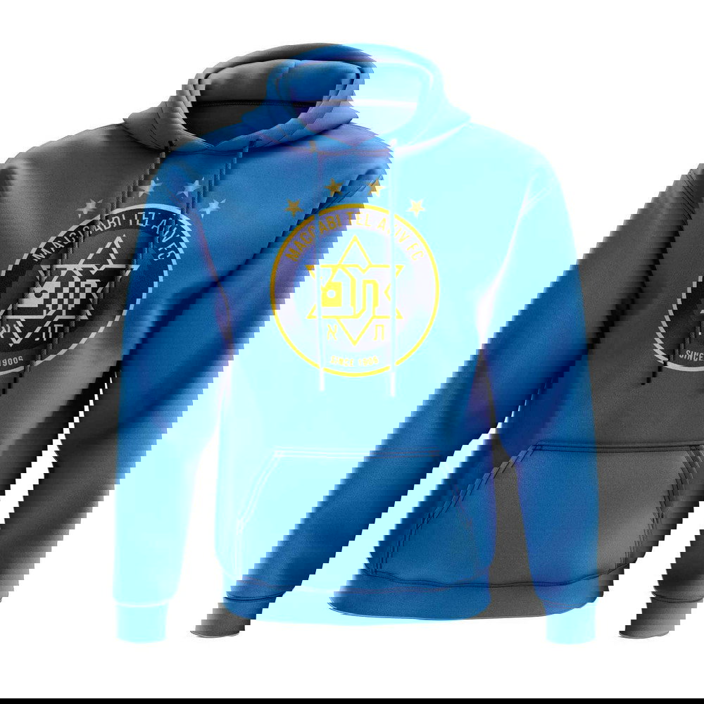 Maccabi Tel Aviv Logo Hoody (Blue)
