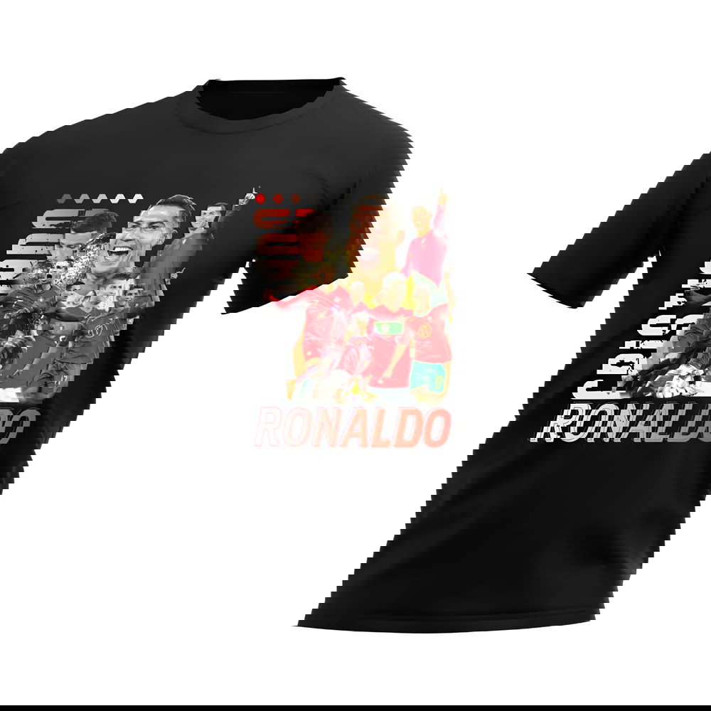 Cristiano Ronaldo Bootleg T-Shirt (Black)