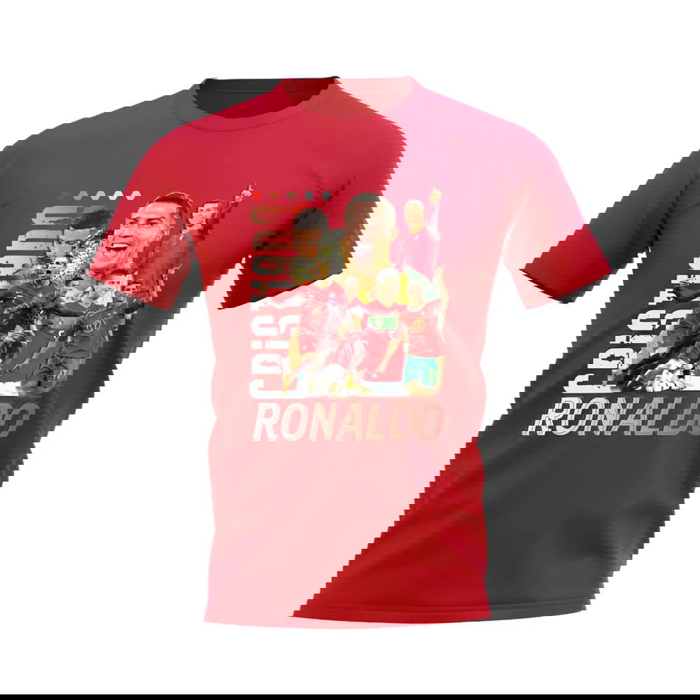 Cristiano Ronaldo Bootleg T-Shirt (Red)